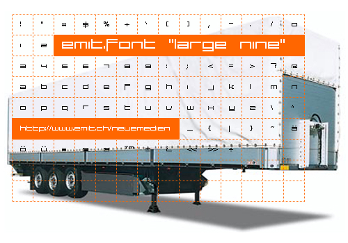 large9 Schriftart