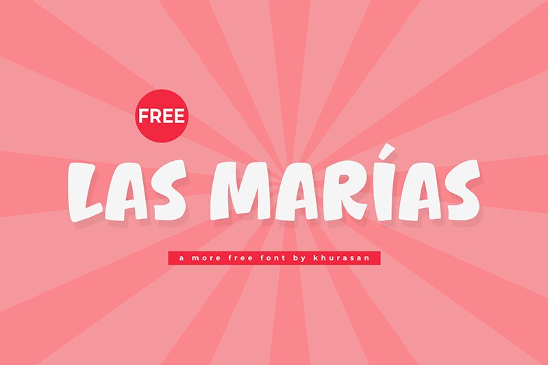 Las Marias Schriftart