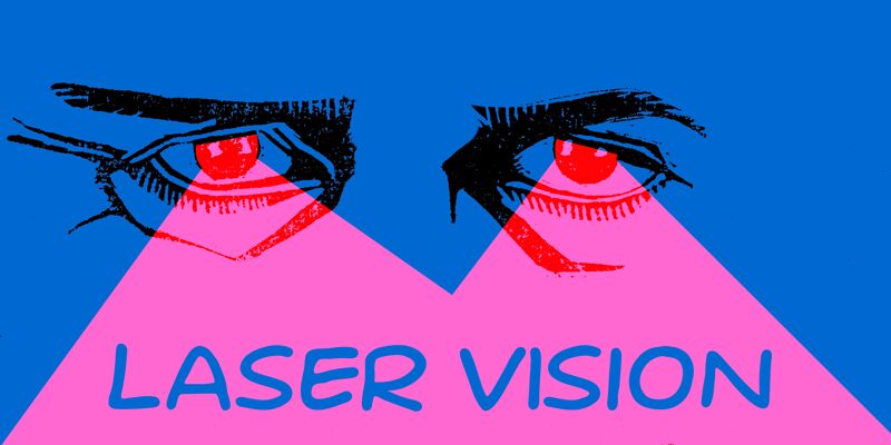 Laser Vision Schriftart