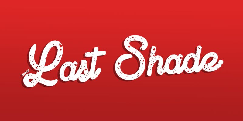 Last Shade Шрифт