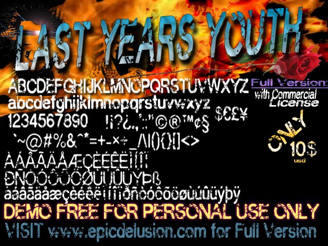 Last Years Youth Carattere