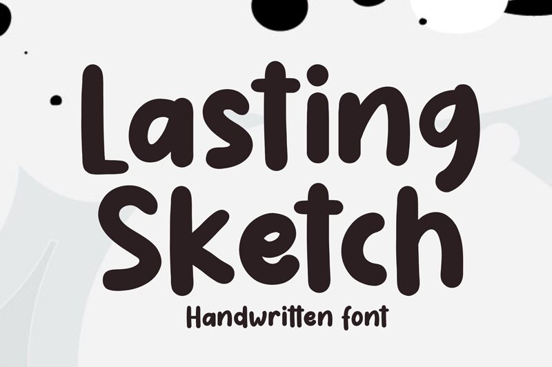 Lasting Sketch Schriftart
