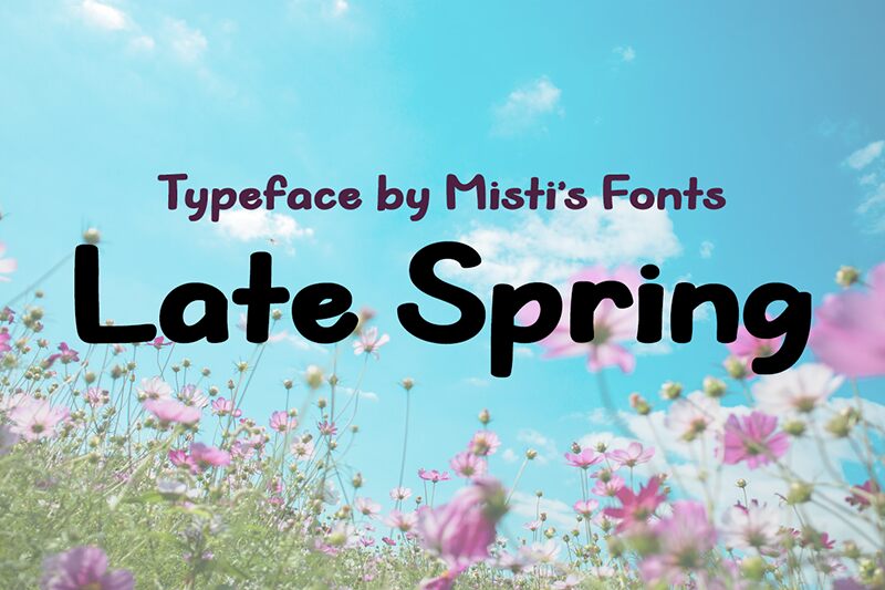 Late Spring Schriftart