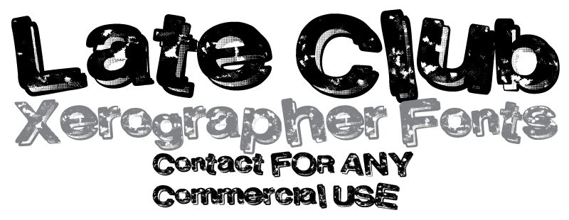 LateClub Czcionka