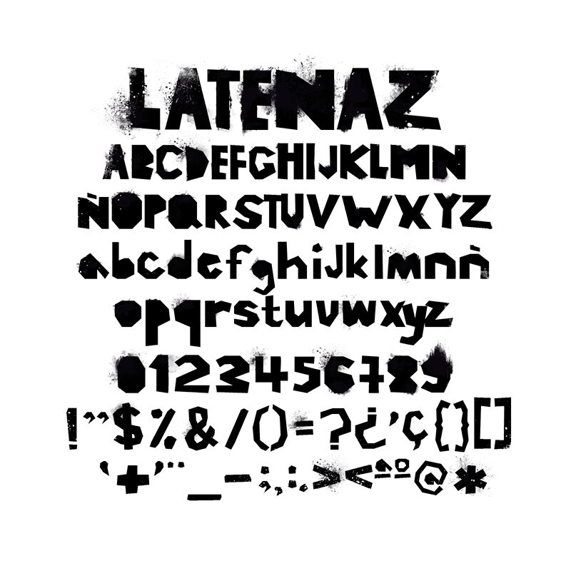 LaTenaz Schriftart