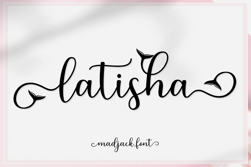 Latisha Script Schriftart