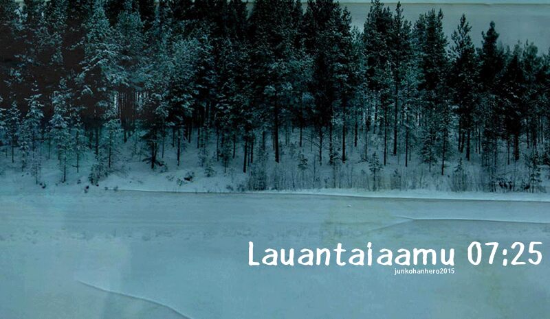 Lauantaiaamu 7:25 Шрифт