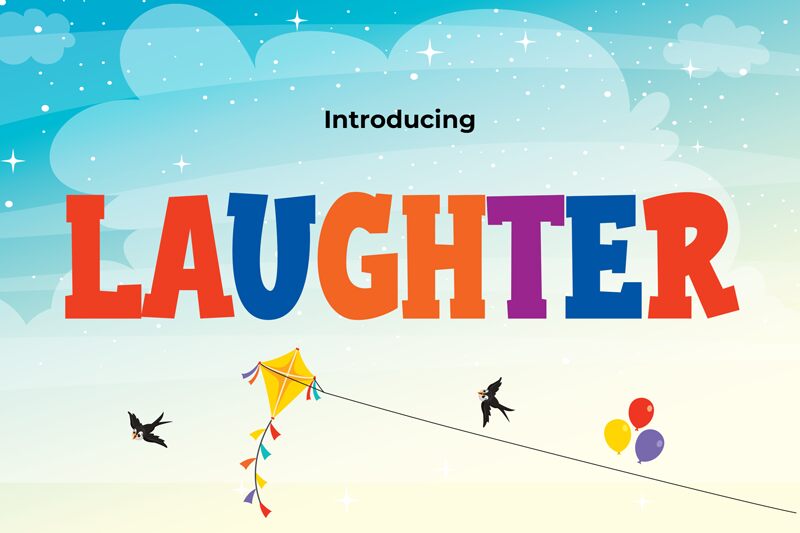 LAUGHTER Шрифт