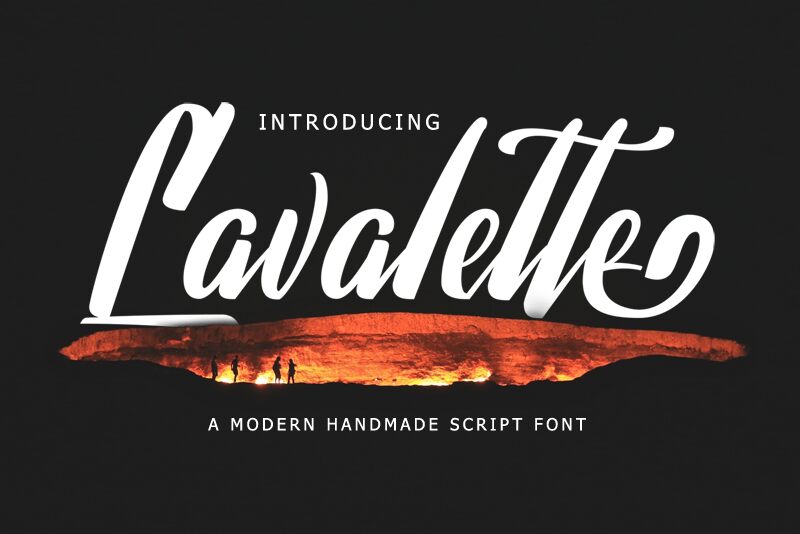 Lavalette Schriftart