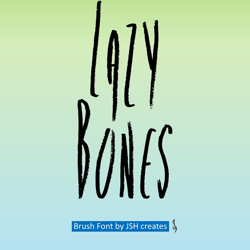 Lazy Bones Schriftart