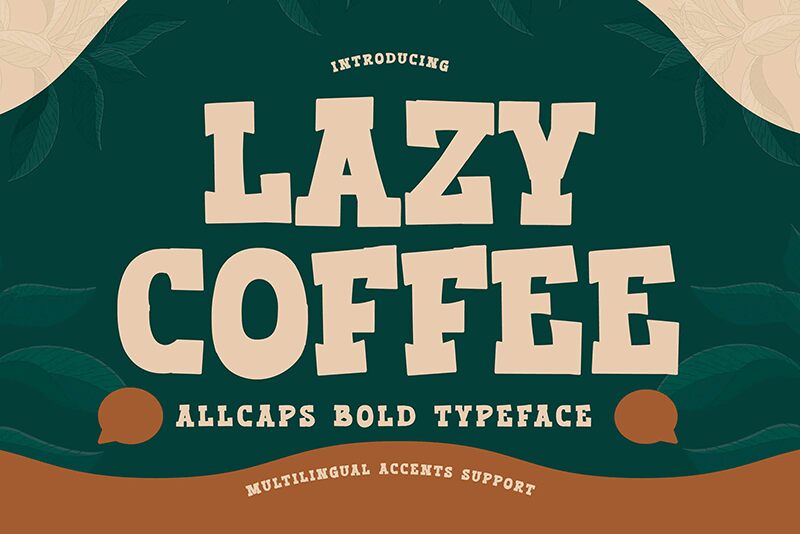 Lazy Coffee font | Fonts2u.com
