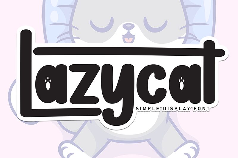 Lazycat Schriftart