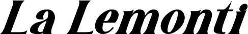 La Lemonti Italic