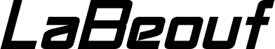 LaBeouf Bold Italic