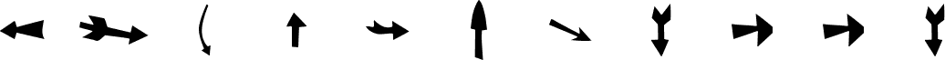 Preview of the LaGirouette font