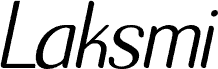 Laksmi-ExtraLightItalic