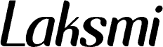 Laksmi-SemiLightItalic