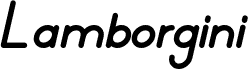 Preview of the Lamborgini Extra Bold Italic font