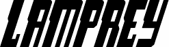 Lamprey Condensed Italic