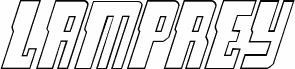 Lamprey Outline Italic