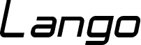 Langó Italic