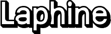 Anteprima del carattere Laphine-ExtrudeRight Demo
