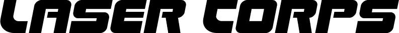 Laser Corps Semi-Italic