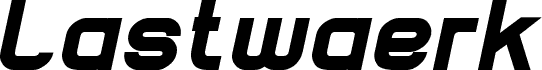 Lastwaerk black Oblique
