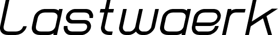 Lastwaerk regular Oblique