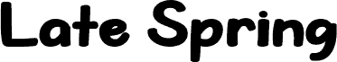 Late Spring font
