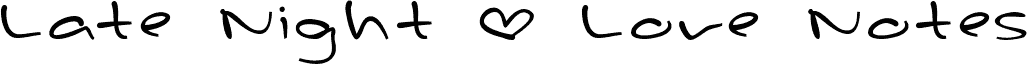 LateNightLoveNotes
