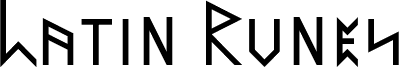 Latin Runes Free