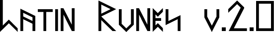 Latin Runes v.2.0 Regular