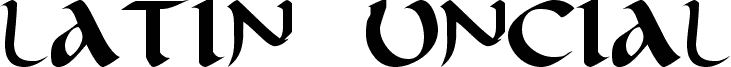 Latin Uncial Normal