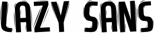 Lazy Sans