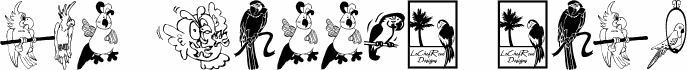 Preview of the LCR Parrot Talk font