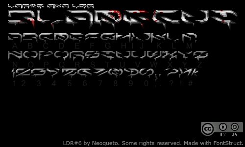 LDR#6 Czcionka
