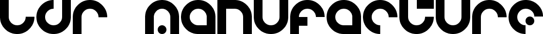 Preview of the LDR MANUFACTURE Regular font