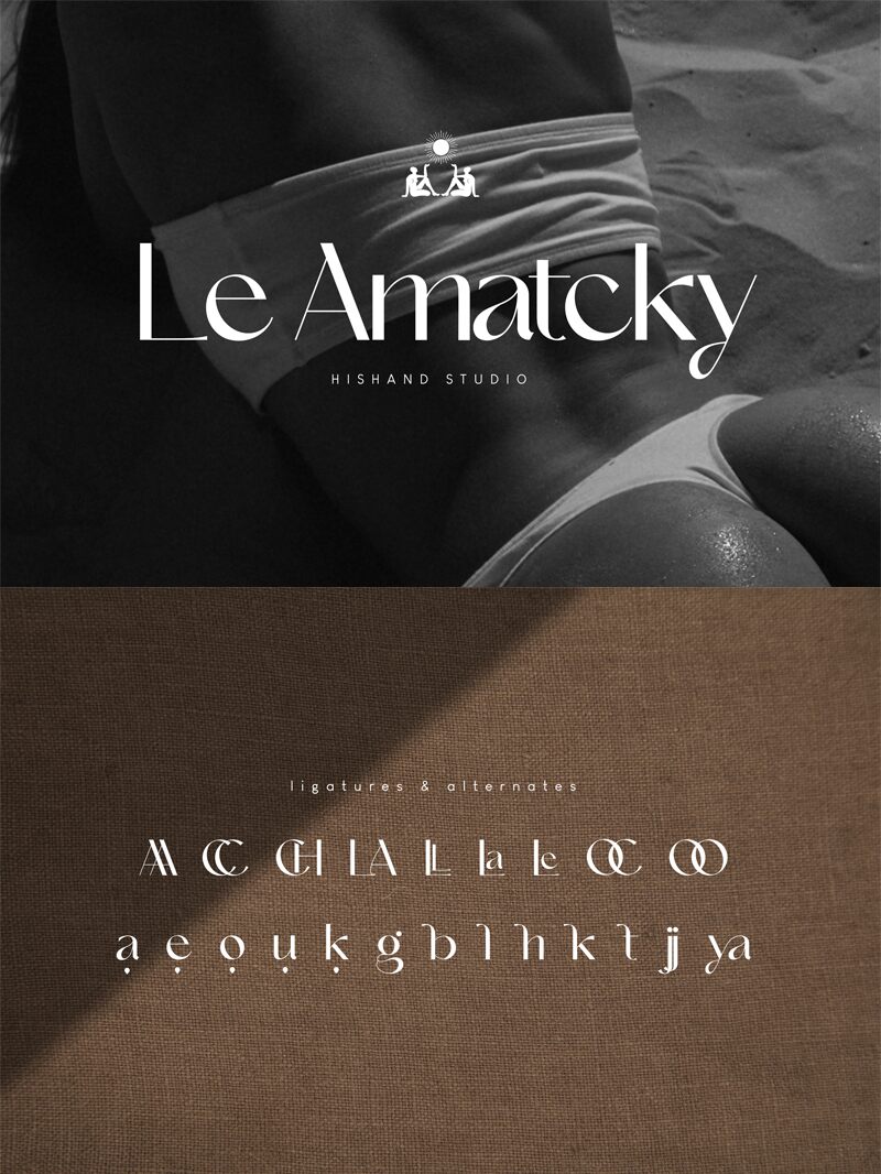 Le Amatcky Personal Use Fonts2u