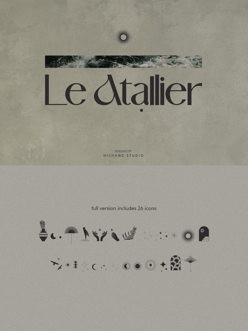Le Atallier Czcionka