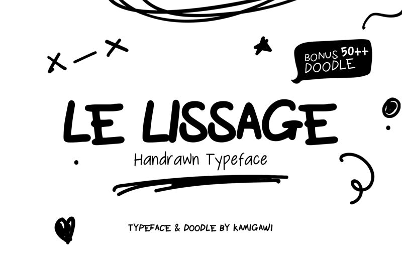Le Lissage Bold font | Fonts2u.com