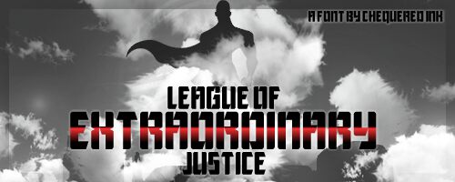 League of Extraordinary Justice Druh písma