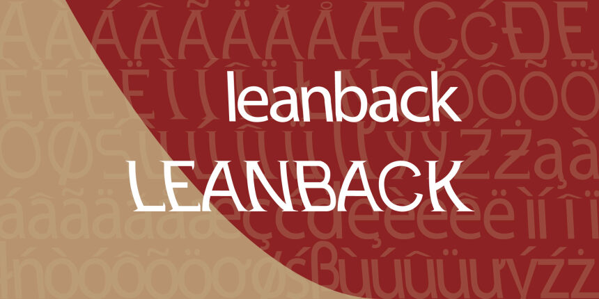 Leanback Czcionka