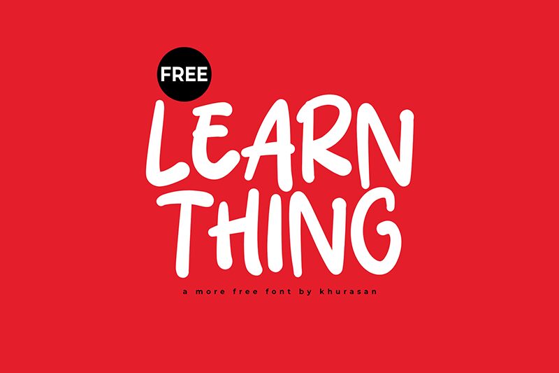 Learn Thing Schriftart