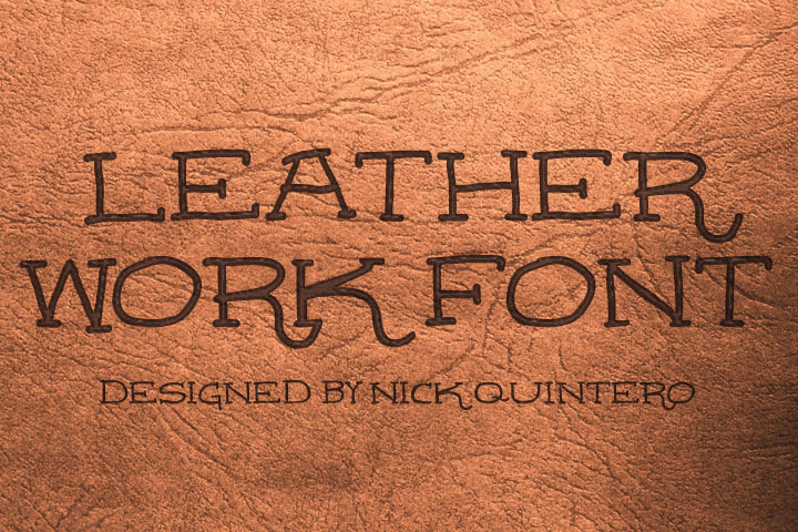 Leatherwork Czcionka