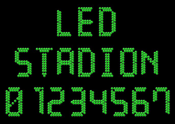 LED Stadion 7 Carattere