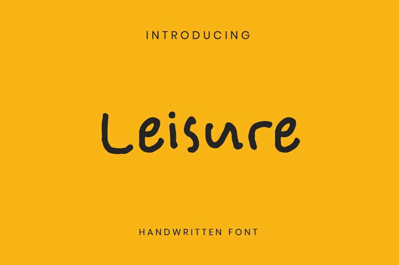 Leisure HF フォント