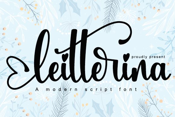 Leitterina Schriftart