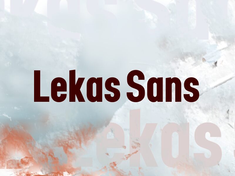 L Lekas Sans 字体