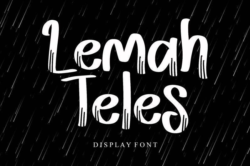 Lemah Teles Шрифт